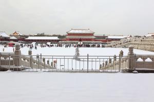 Forbidden City Winter Scenery
